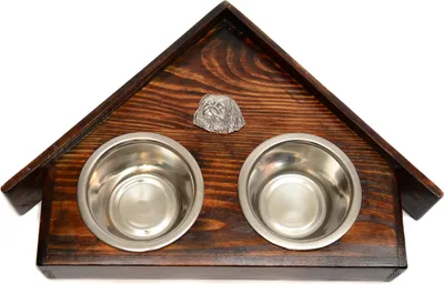 Produktbild von Art-Dog Futterstation mit Näpfen Kurzhaarcollie