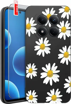 Produktbild von Hülle für Xiaomi Redmi Note 15 Pro 4G | Designs | Mattes Silikon-Case + Displayschutzglas