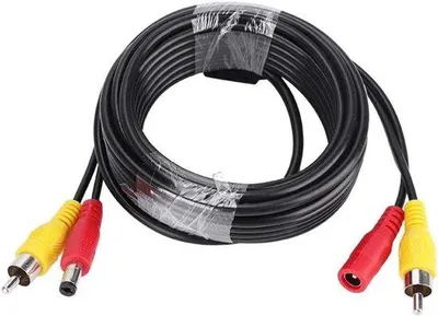 Obrázek produktu pro Prodlužovací kabel RCA DC o délce 5 metrů pro bezpečnostní kamery