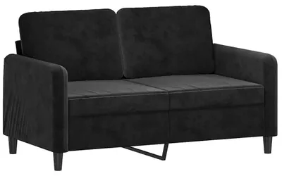 Obrázok produktu pre vidaXL 2-miestna pohovka Black 120 cm Velvet