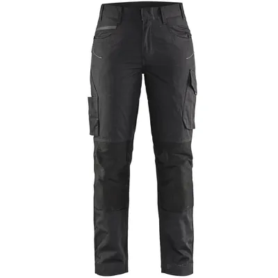 Produktbild von Blakläder Damen Service Bundhose 7195 1330 mit Stretch in div. Farben, Farbe:schwarz/dunkelgrau, Größe:42