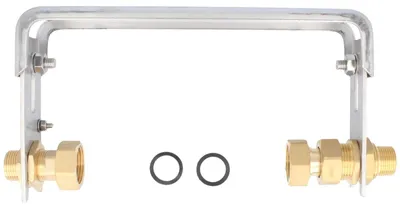 Produktbild von Elzusha - Halterung für Wasserzähler, 190 mm - Verstellbar - Edelstahl