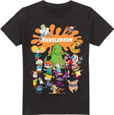 Produktbild von Nickelodeon - T-Shirt für Herren TV6793 (L) (Schwarz)