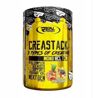 Immagine prodotto di Kreatina Mix Real Pharm Crea Stack 420 g al gusto di limone