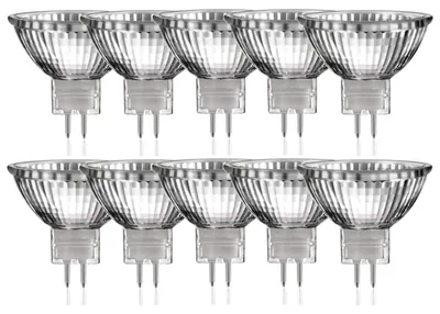 Image de NCC-Licht 10 x Halogen Leuchtmittel Reflektor MR16 35W GU5,3 12V dimmbar warmweiß