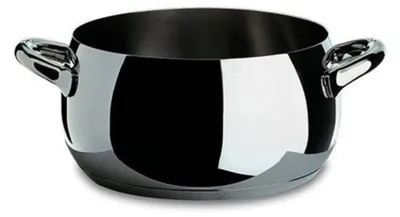 Schmortopf Edelstahl 20 cm mit Deckel, 3,1 l