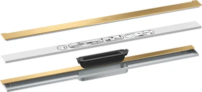 Immagine prodotto di hansgrohe AXOR Drain Set de finition caniveau, 800mm pour montage mural, 42526250, 42526250