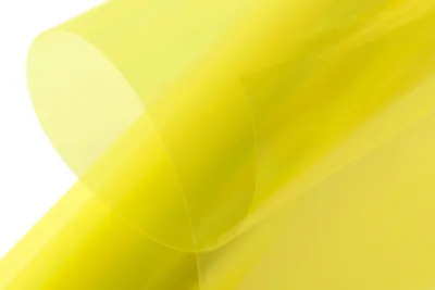 Produktbild von Bügelfolie -  transparent hellgelb