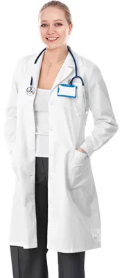 Immagine prodotto di Giacca medica da donna realizzata in cotone al 100% sanforizzato, taglia 44