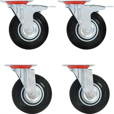 Zdjęcie produktu dla Kółka skrętne, 4 szt., 125 mm
