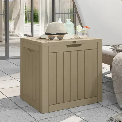 Obrázek produktu pro The Living Store Zahradní box Světle hnědý 55,5x43x53 cm Polypropylen