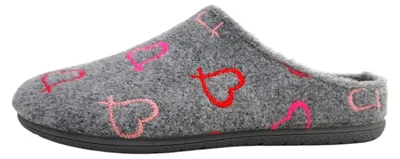 Image de Cosmos Comfort : Chaussons d'intérieur pour femmes, couleur gris, style décontracté