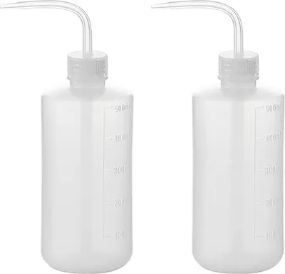 2er-Pack Squeeze-Flaschen 500 ml, transparent, Sprühflasche