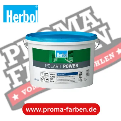 Produktbild von Herbol Polarit Power 12,5l, weiss
