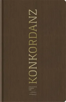 Obrázek produktu pro Konkordanz zur Schlachter 2000 Bibel