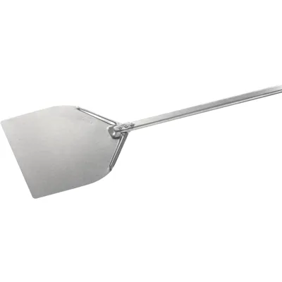 Produktbild von Pizzaschaufel aus Aluminium, eckige Schaufel 320x300 mm, Gesamtlänge 1520 mm