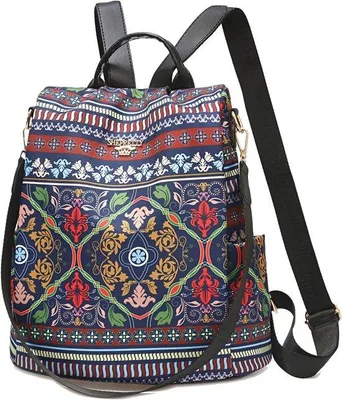 Produktbild von Diebstahl-Rucksack Damen lässig wasserdicht Schule Tasche