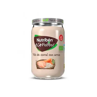 Produktbild von Nutribén Ecopotito Freilandhuhn mit Reis 235g