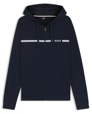 Produktbild von Boss Loungewear Authentic BLU Herren Blau Kapuzenpullover Alltag 50550571-HB404 50550571-404