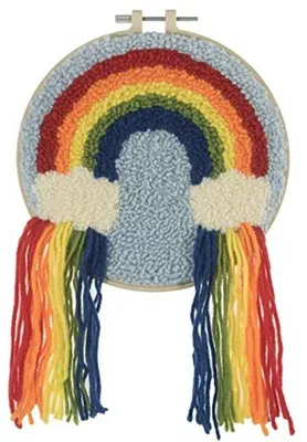 Produktbild von Punch Needle Set - Regenbogen - 20 cm