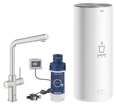 Produktbild von GROHE Red Duo, Standard, Stahl, Hebelgriffe, Einzelbild, Typ L, Keramik