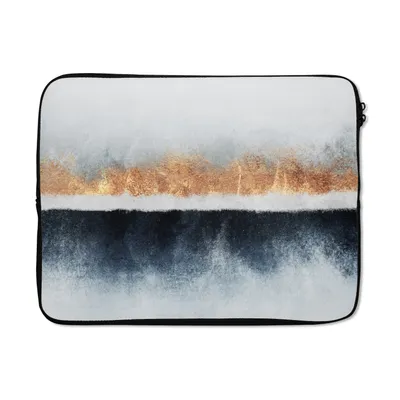 Produktbild von MuchoWow® Laptop Hülle 15 Zoll Gold - Abstrakt - Design Laptoptasche - Laptoptasche - Sleeve - Rundum-Schutz