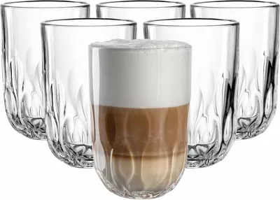 Produktbild von Leonardo GOCCE Latte Macchiato Glas (3) 390 ml 6er Set