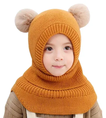 Image de YONKOUNY, bonnet d'hiver pour filles, chaud, adorable, bonnet à pompon