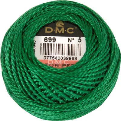 Produktbild von DMC Perlgarn Knäuel Stärke 5, 10 g, 116A/5-699