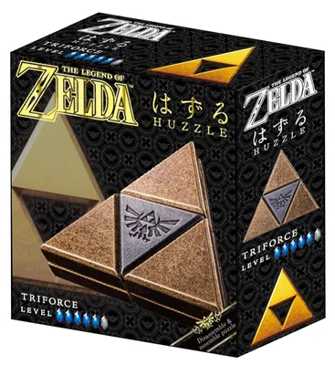 Produktbild von Hanayama-Logikrätsel „The Legend of Zelda: Triforce“, Schwierigkeitsgrad 5/6