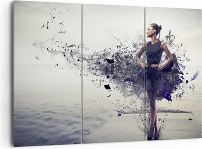 Produktbild von Bild auf Leinwand - Leinwandbild - Afrika modell schönheit komposition - 165x110cm - Wand Bild - Wanddeko - Leinwanddruck - Bilder - Kunstdruck - Leinwand bilder - Wandkunst - CE165x110-2623