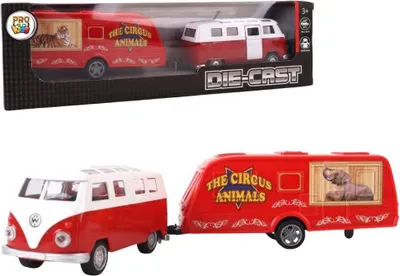 Obrázok produktu pre Dodávka s karavanom z kovu – Pro Kids