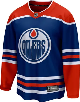Produktbild von Pánský dres Edmonton Oilers NHL Alternate Breakaway Jersey - Royal Fanatics Breakaway NHL Edmonton Oilers Heimtrikot Blau L