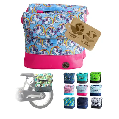 Produktbild von BAMBINIWELT Gepäcktasche, Gepäckträgertasche für Fahrrad, Fahrradtasche für Kinder, wasserabweisend, Modell 4