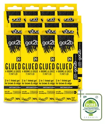 Imagen del producto de 12 unidades de gel de styling 2 en 1 para cejas y línea del cabello, color , 16 ml. Paquete grande
