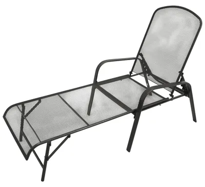 Produktbild von Liege 197 x 62 x 100 cm Stahl Anthrazit