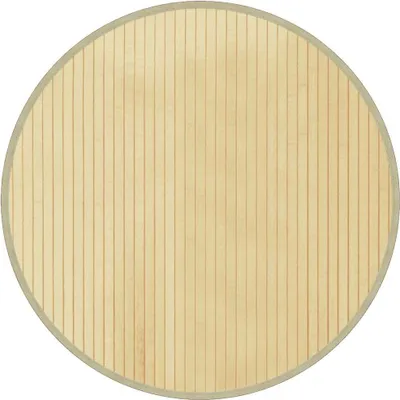 Produktbild von vidaXL Teppich Rund Hell Natur 60 cm Bambus