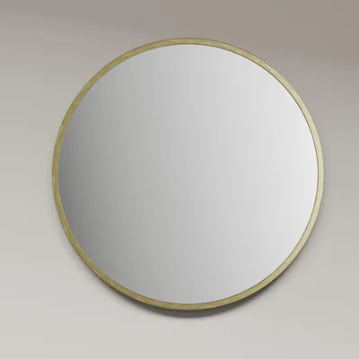 Zdjęcie produktu dla Okr?g?e lustro Talos Picasso z?ote Ø 25 cm - z wysokiej jako?ci aluminiow? ram? zapewniaj?c? stylow? atmosfer? - idealne okr?g?e lustro ?azienkowe, które ??czy w sobie elegancj? i funkcjonalno??