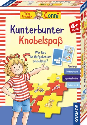 Immagine prodotto di KOSMOS Meine Freundin Conni - Kunterbunter Knobelspaß, Knobelspiel, Kinderspiel, ab 4 Jahren, 685270