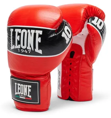 Produktbild von Leone1947 Shock Pro Laces Boxhandschuhe Rot 10 oz Rot 10 oz