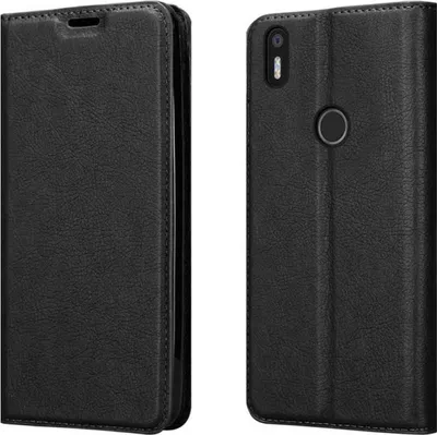 Obrázek produktu pro Cadorabo Case for BQ Aquaris X5 PLUS Protective Case in Black Pouzdro na mobilní telefon s magnetickým zavíráním