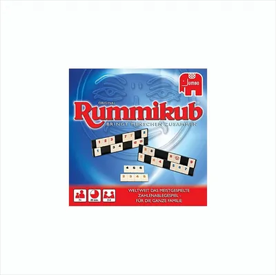 Produktbild von Rummikub Kidoh, Brettspiel, Auf Kacheln basierend, 7 Jahr(e), Familienspiel