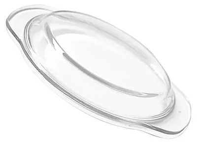 Glasdeckel Spritzschutz für Mikrowelle, 23,6x20,2 cm, hitzebeständig