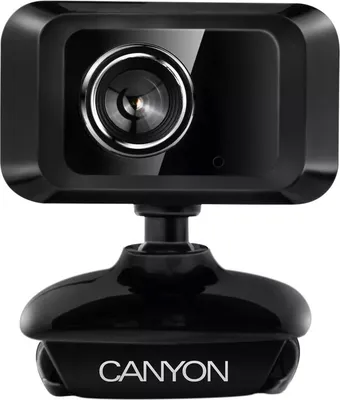 Produktbild von Canyon CNE-CWC1, 1,3 MP, 1600 x 1200 Pixel, 30 fps, USB 2.0, Schwarz, Clip / Ständer