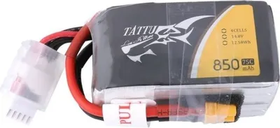 Immagine prodotto di Batteria Tattu 4S1P, 850 mAh, 14,8 V, 75 C