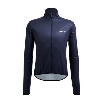 Obrázok produktu pre SANTINI Vetruodolná cyklistická bunda - NEBULA - Modrá S