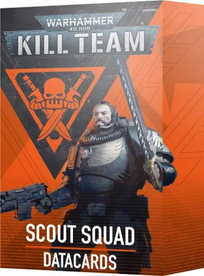Produktbild von Warhammer 40.000 Kill Team  Scout Squad Datacards Englisch