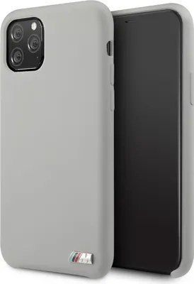 Produktbild von Apple iPhone 11 Pro Max BMW Back cover case Silicone Grey for iPhone 11 Pro Max Logo M