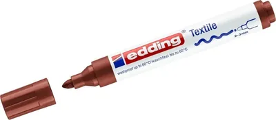 Zdjęcie produktu dla Edding 4500, Brązowy, Okrągła końcówka, Biały, Plastik, 2 mm, 3 mm