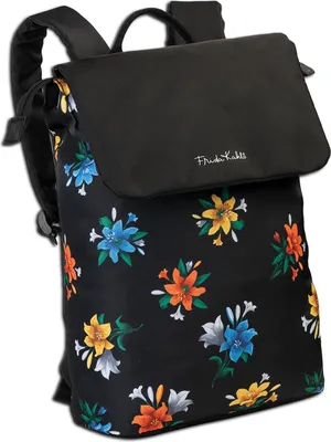 Produktbild von Frida Kahlo Cityrucksack schwarz Nylon ORI801S